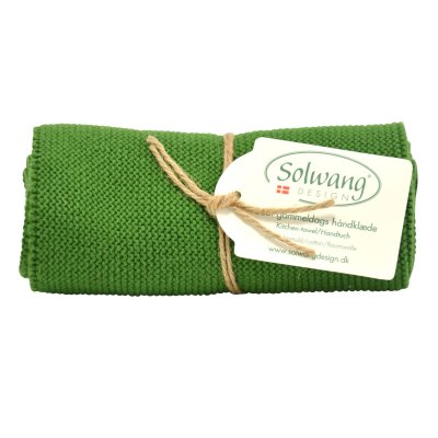 Handtuch/Gästetuch dunkelgrün 100% Bio-Baumwolle
